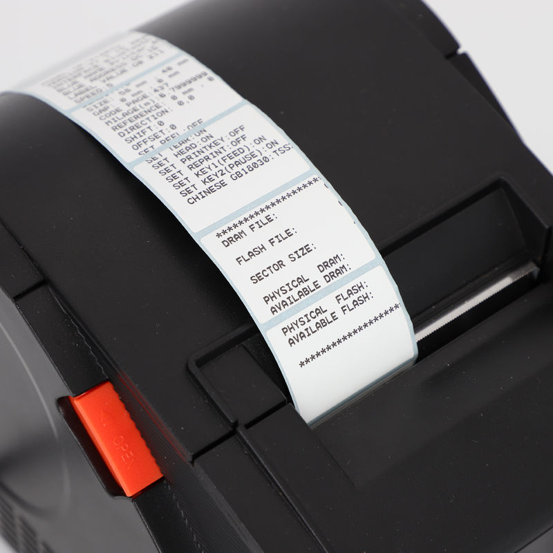 55gsm 0.5in Cash Register Paper Roll 80mm Thermal Printer Paper For Tea Shop