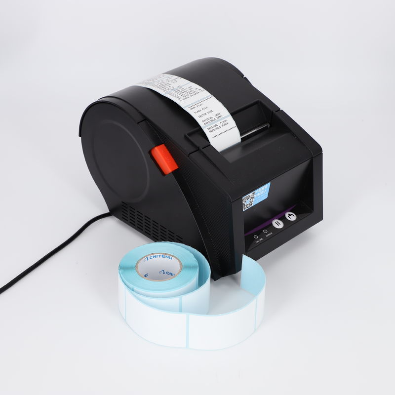 Shipping Thermal Logistics Label Waterproof Oilproof Scratch Resistant 4x6 10x15cm