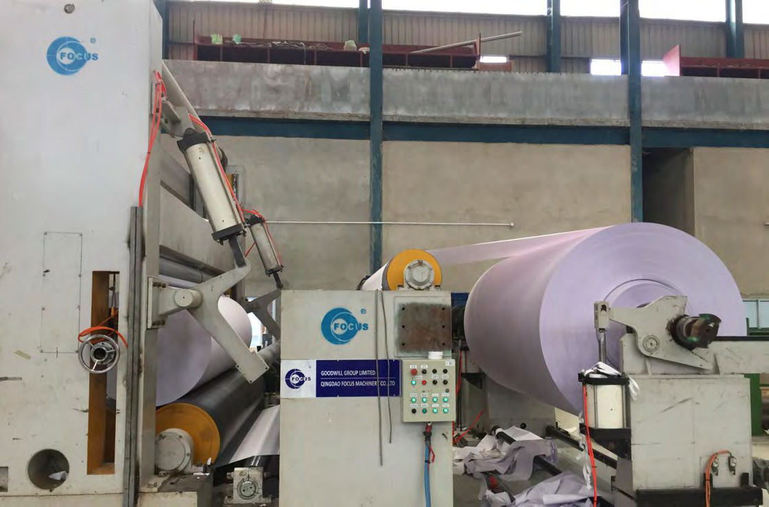 80g 350g  3200mm Three Wire Paper Making Machine 2 Floor Kraft Paper Packaging