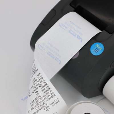 FOCUS marca libre de BPA 37mmx50mm 55GSM POS papel térmico rollo de la máquina POS cinta registradora de caja