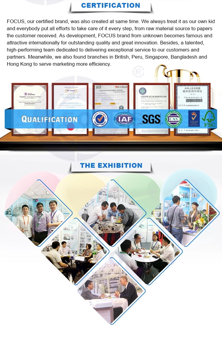 Papel de varias partes de alta calidad/barato/del color de imprenta del papel de /Carbonless del papel de NCR (ningún carbono requerido)/del papel duplicado