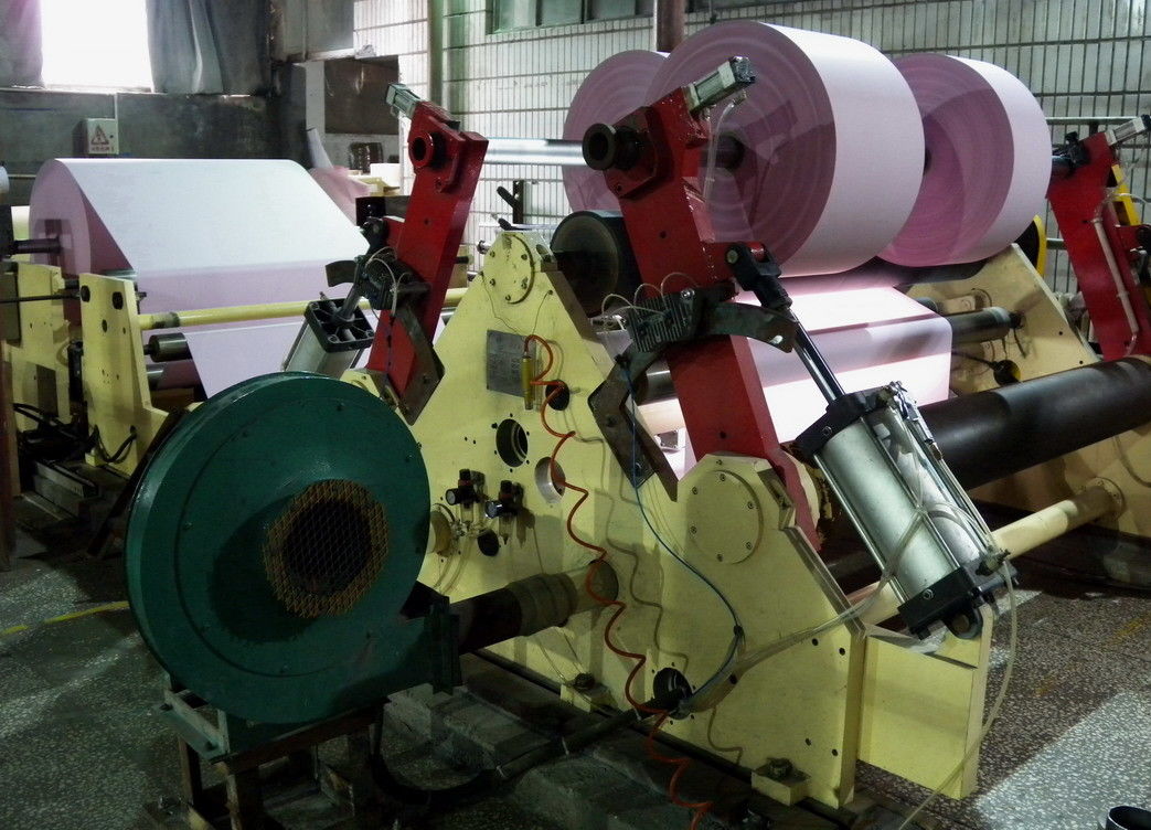 Siemens Electrical Control System Thermal Paper Slitting Machine For Simple Operation