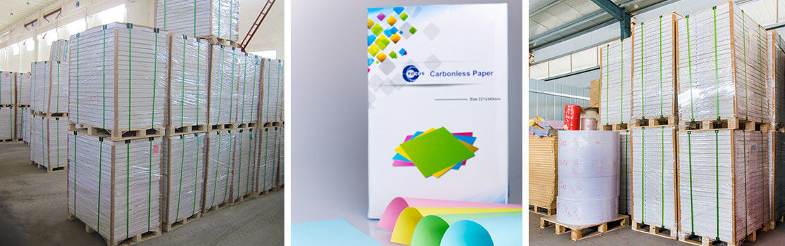 Blue Image Carbonless Copy Paper 50-80gsm For Invoices