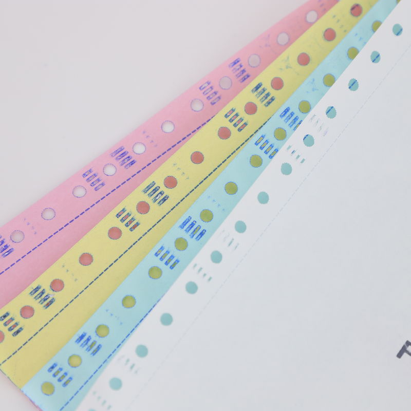 100% Wood Pulp Computer Printing Invoice 2 Ply Carbonless Paper In Sheet For Invoices