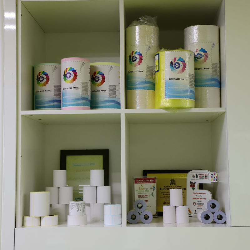 FOCUS Thermal Printer Paper / Thermal Register Rolls Image Blue And Black