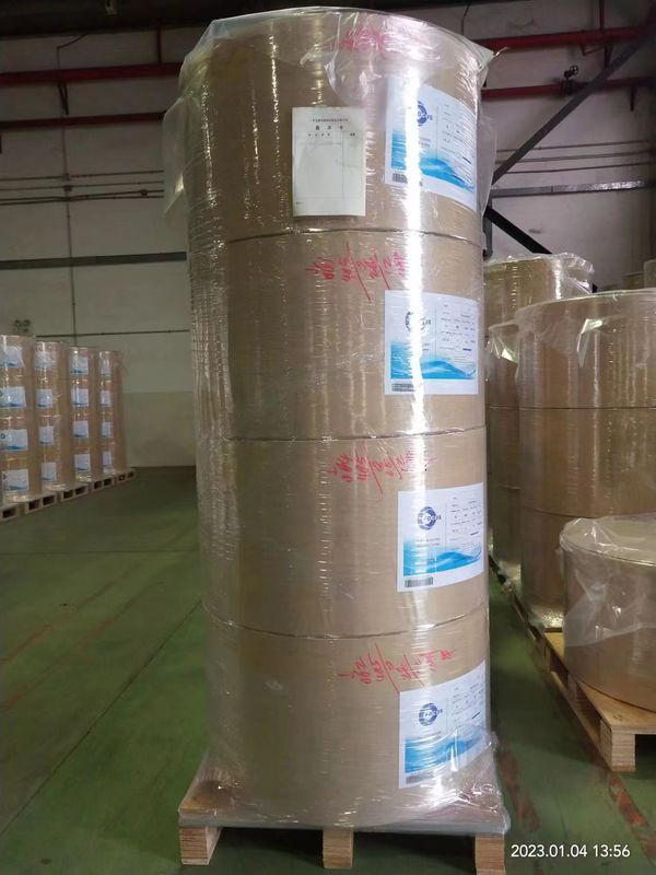 High Smooth China Manufacturer Blue And Black Imaging Jumbo Thermal Paper Roll