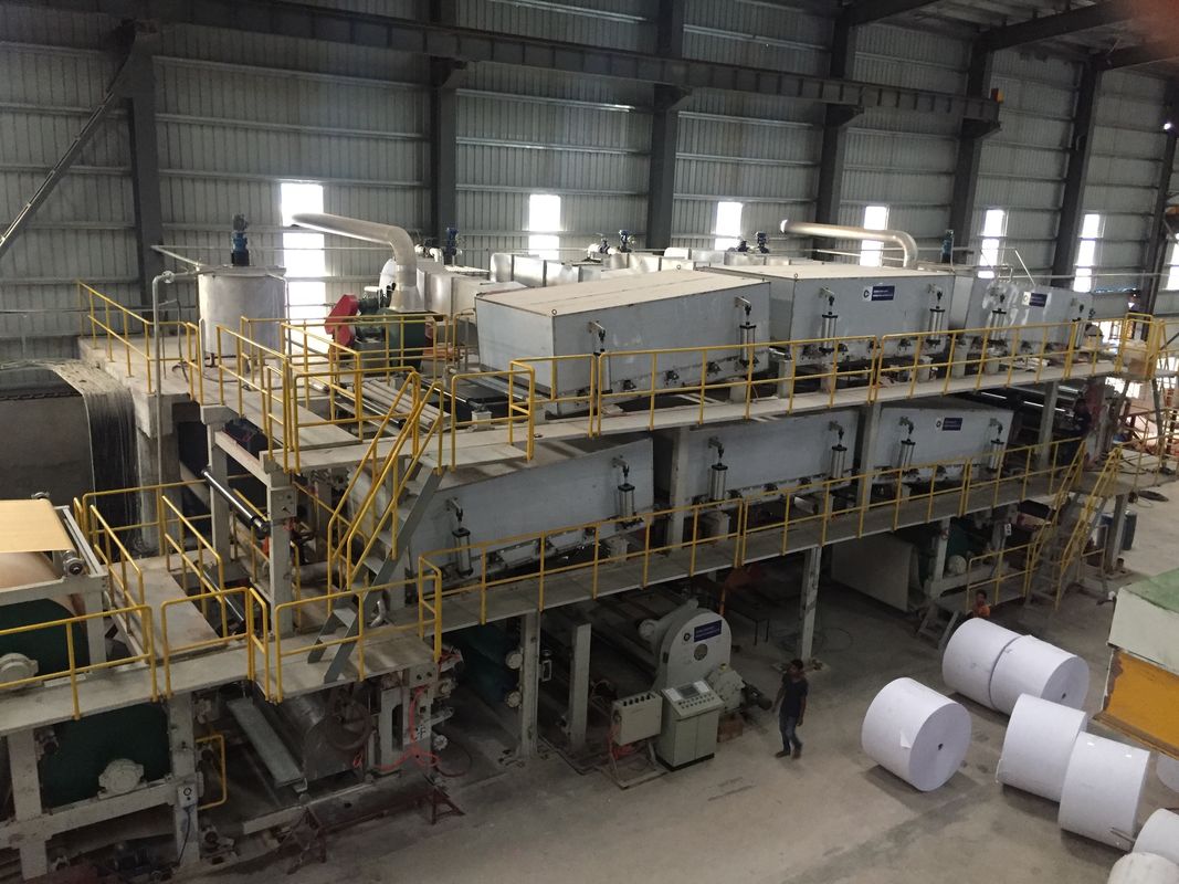 2300mm 40gsm Beand Paper Coating Equipment A4 Paper Roll Making Machine
