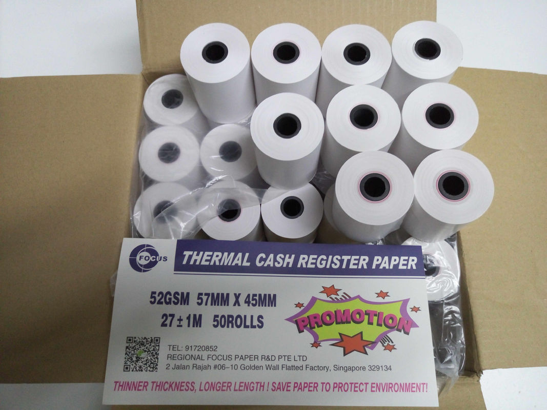 BPA-Free Thermal Paper Roll for POS Receipts – 5+ Year Image Life,POS receipt paper,ATM printer paper,oil-resistant thermal roll