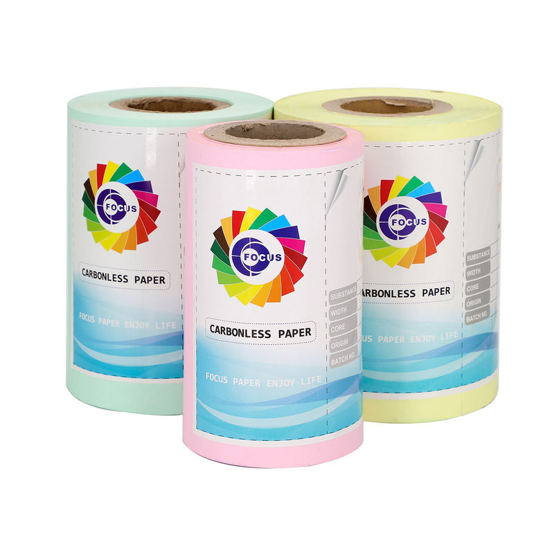 55gsm Clean Carbonless NCR Paper No Carbon Required For Commerical Bill