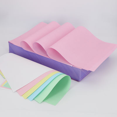 CB/CFB/CF 50/55/62/75 Papel NCR para impresoras láser Blanco Rosa Amarillo Azul Verde 43*61