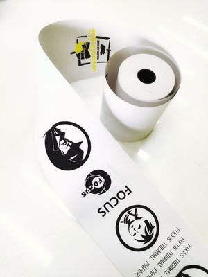 Glassine Paper Liner Thermal Label Paper Roll For Long-Lasting Direct Thermal Print Technology
